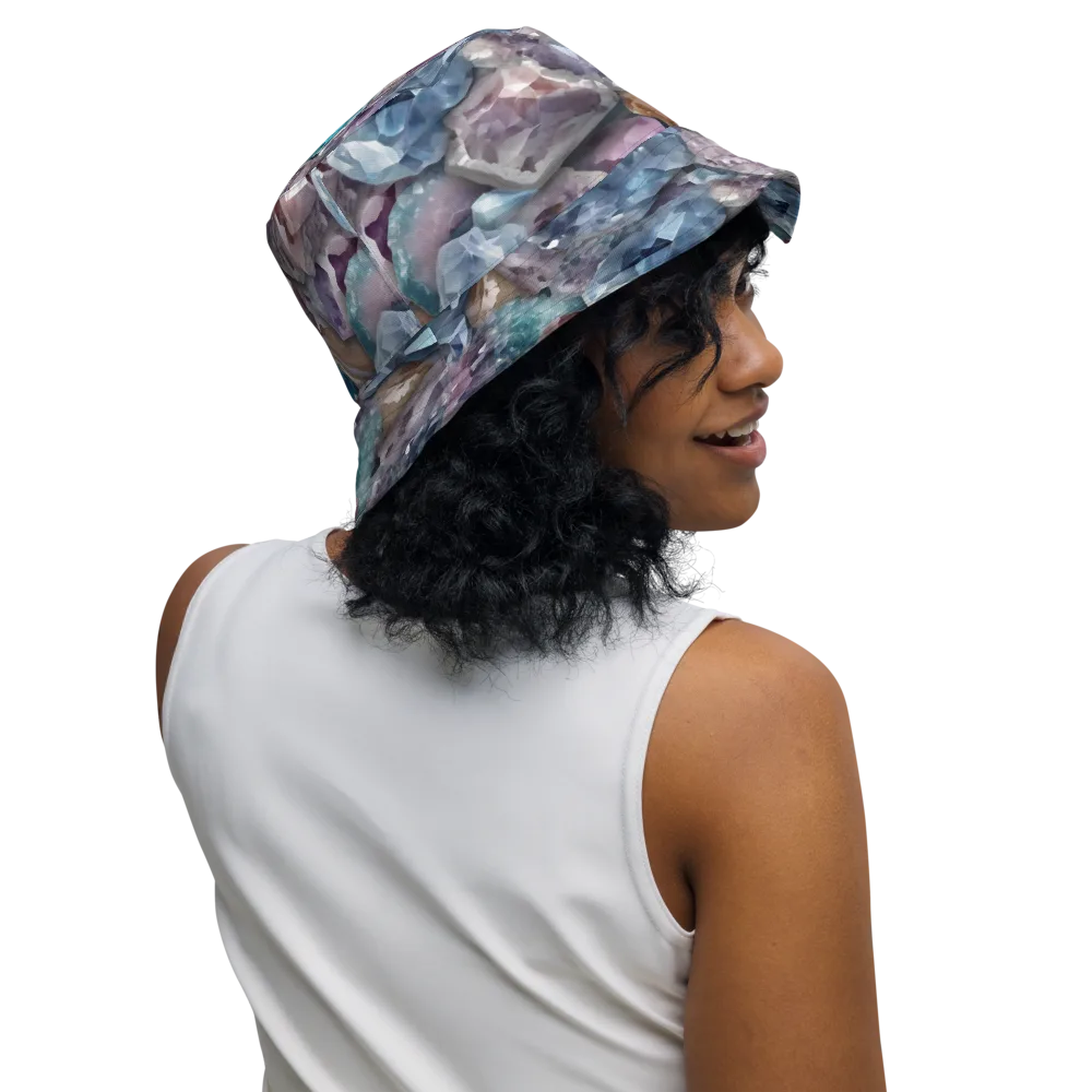 Amethyst Tide on Reversible Bucket Hat — Right Outside