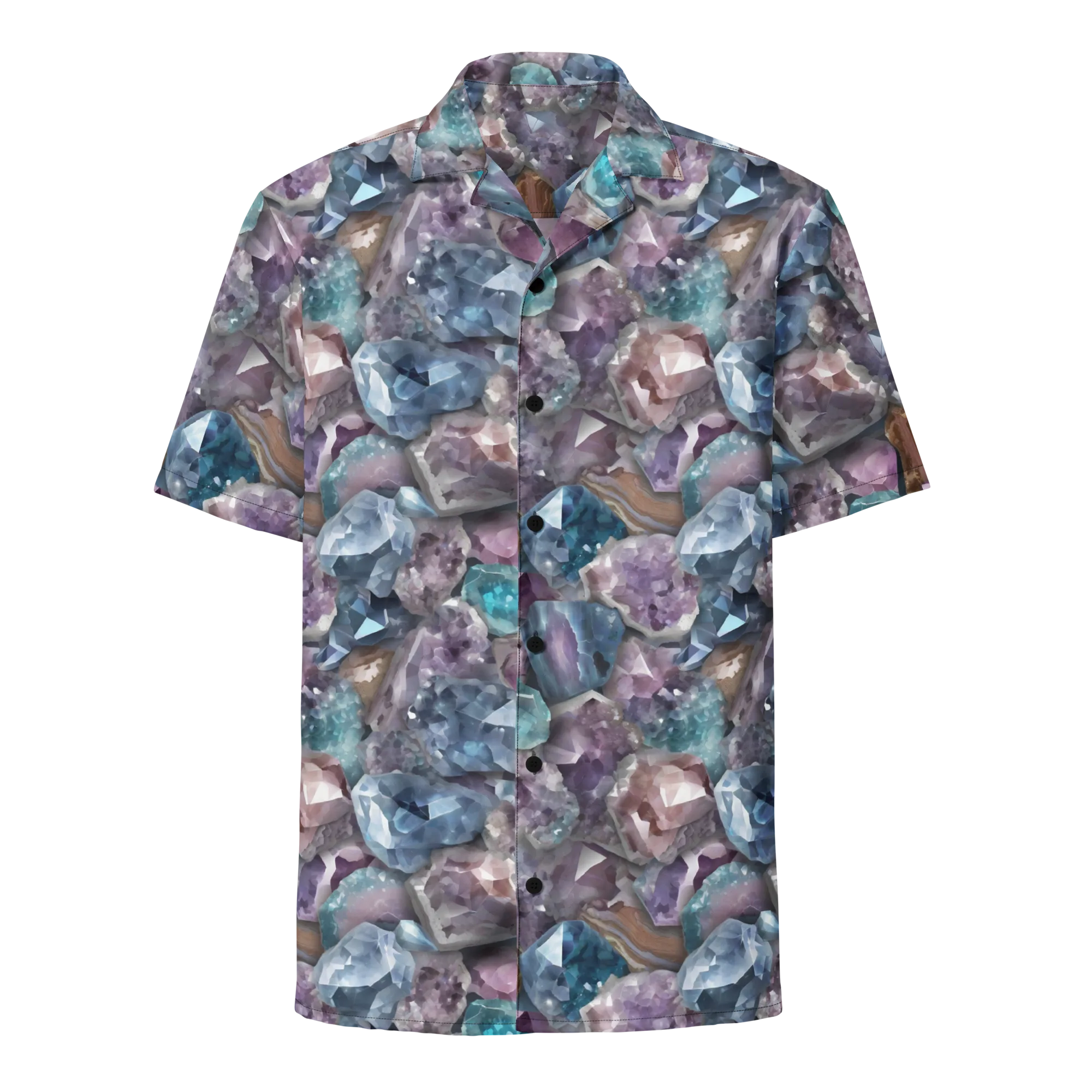 Amethyst Tide on Button Shirt — Front