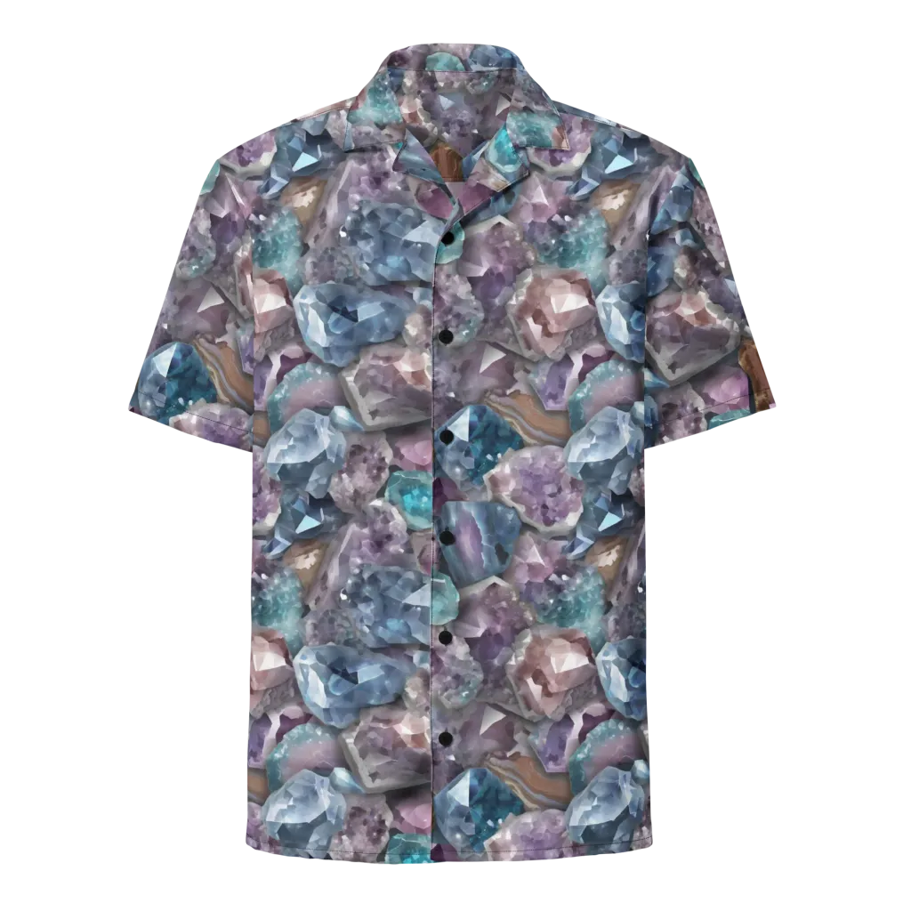 Amethyst Tide on Button Shirt — Front