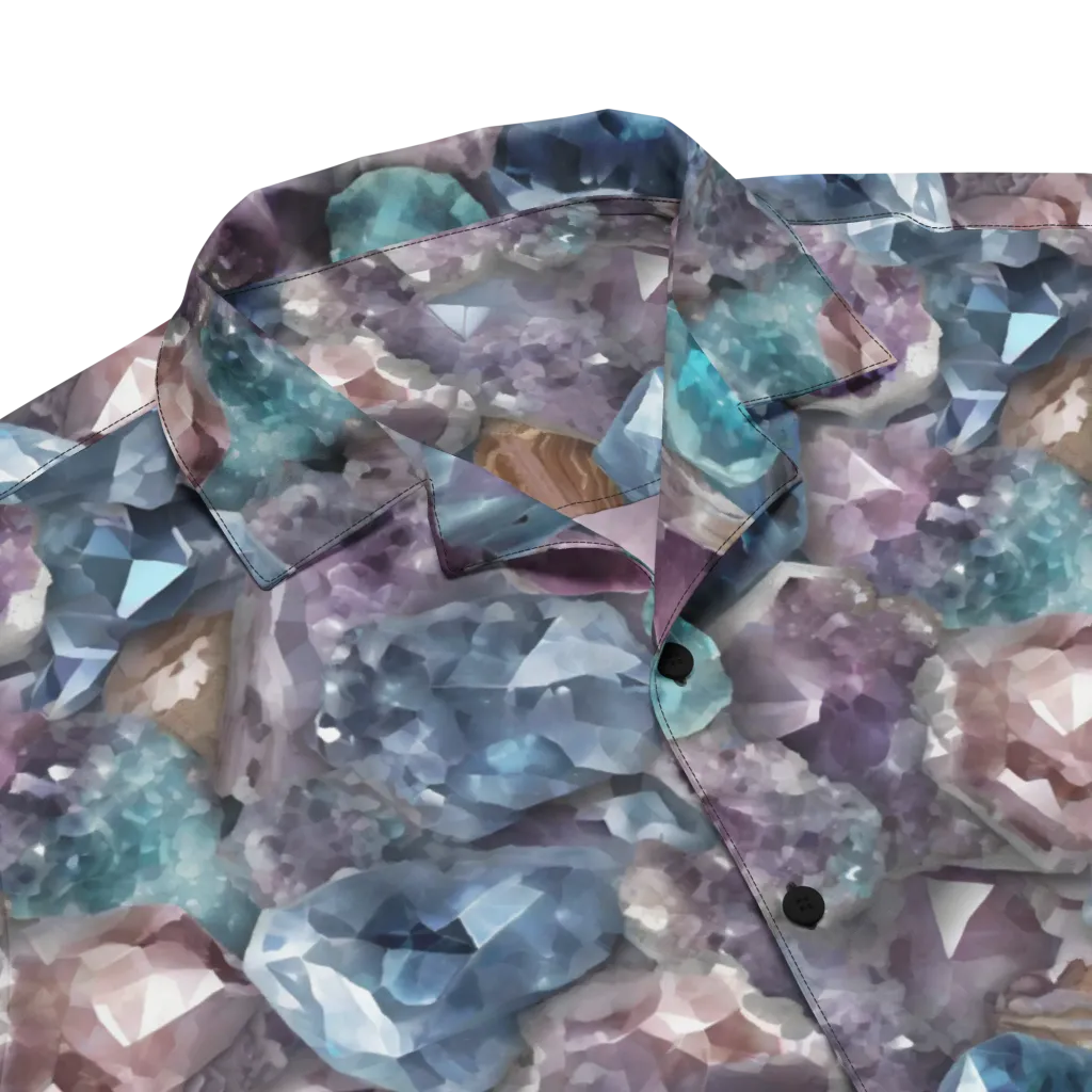 Amethyst Tide on Button Shirt — Product details