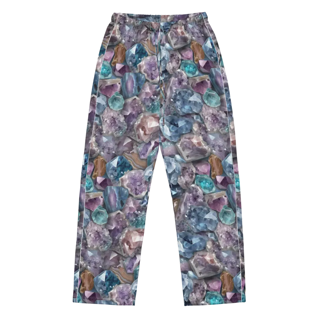 Amethyst Tide on Women's Pajama Pants — Front