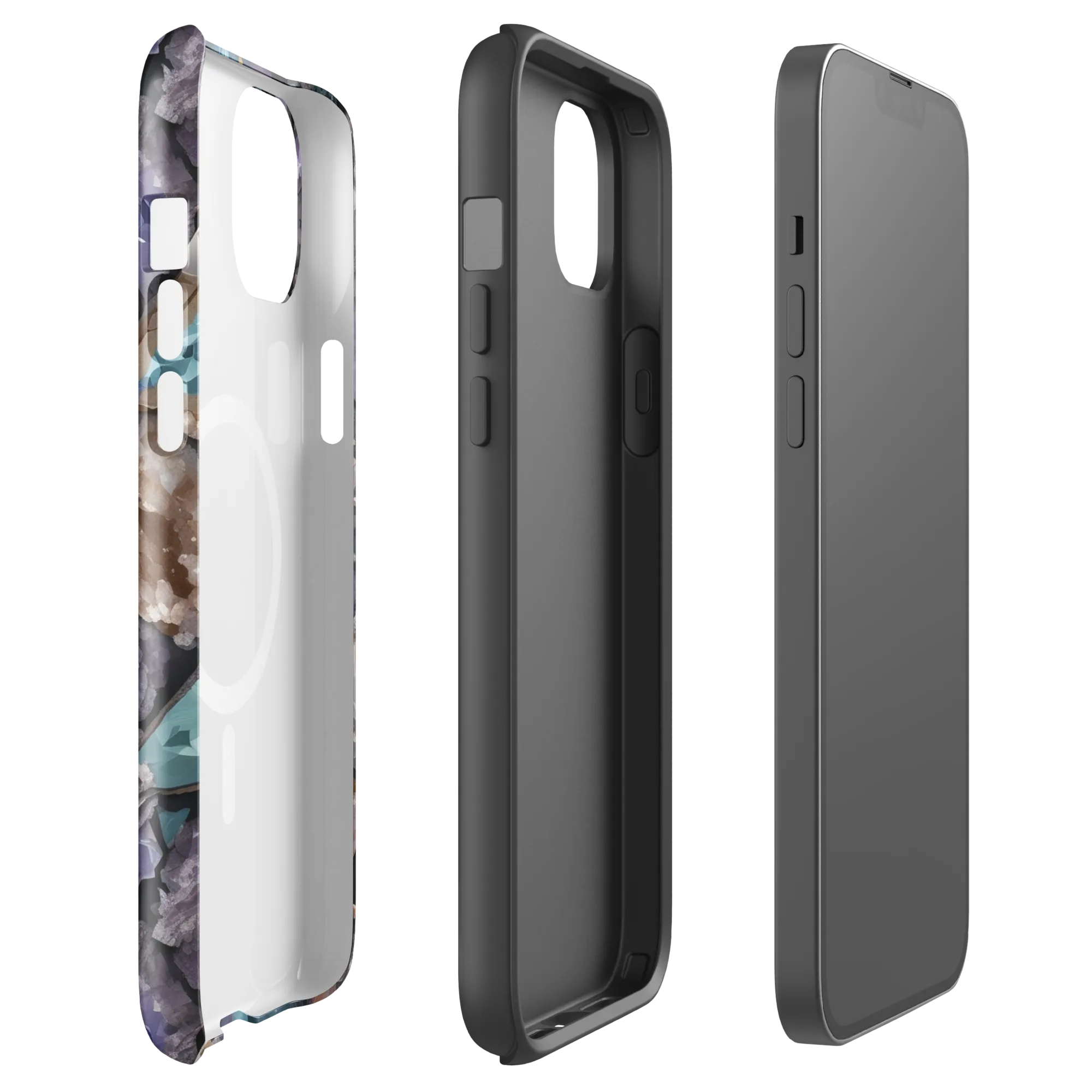 Crystal Cartography on MagSafe Tough Case for iPhone® — Front
