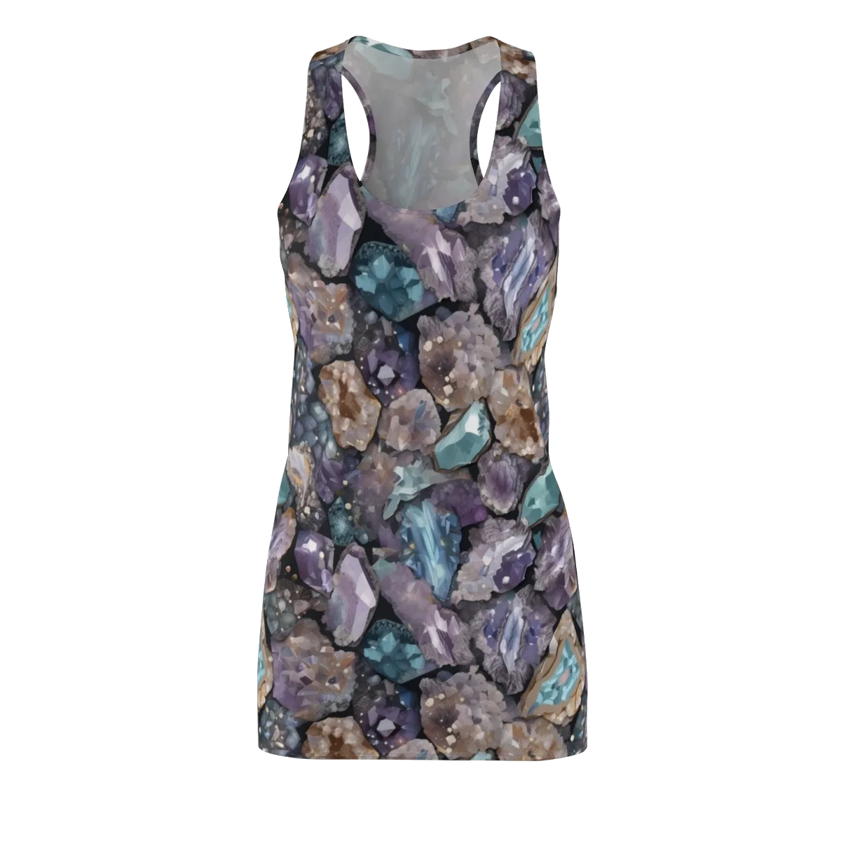 Crystal Cartography on Racerback Dress — Front