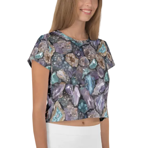 Crystal Cartography on a Crop Tee