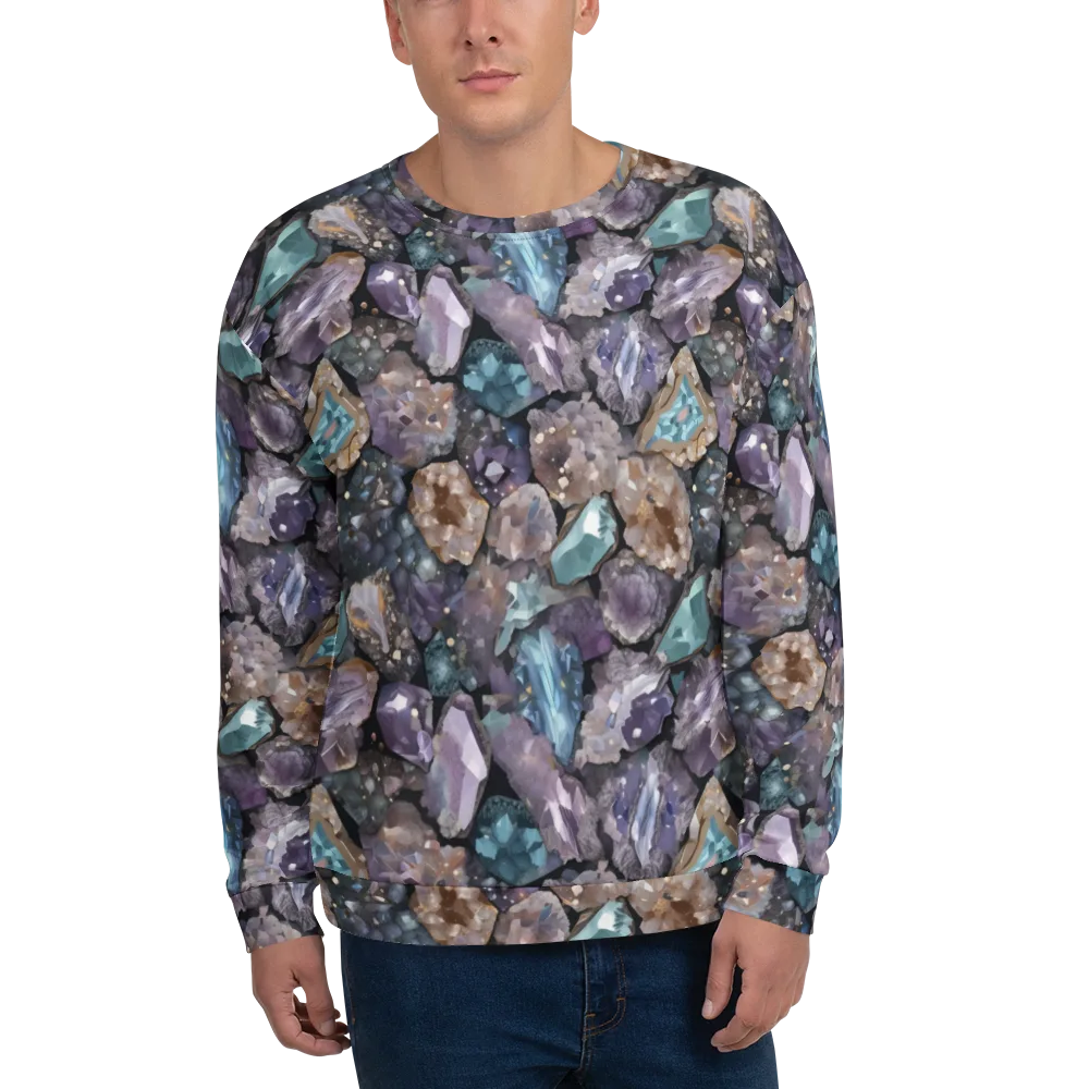 Crystal Cartography on Sweatshirt — Front