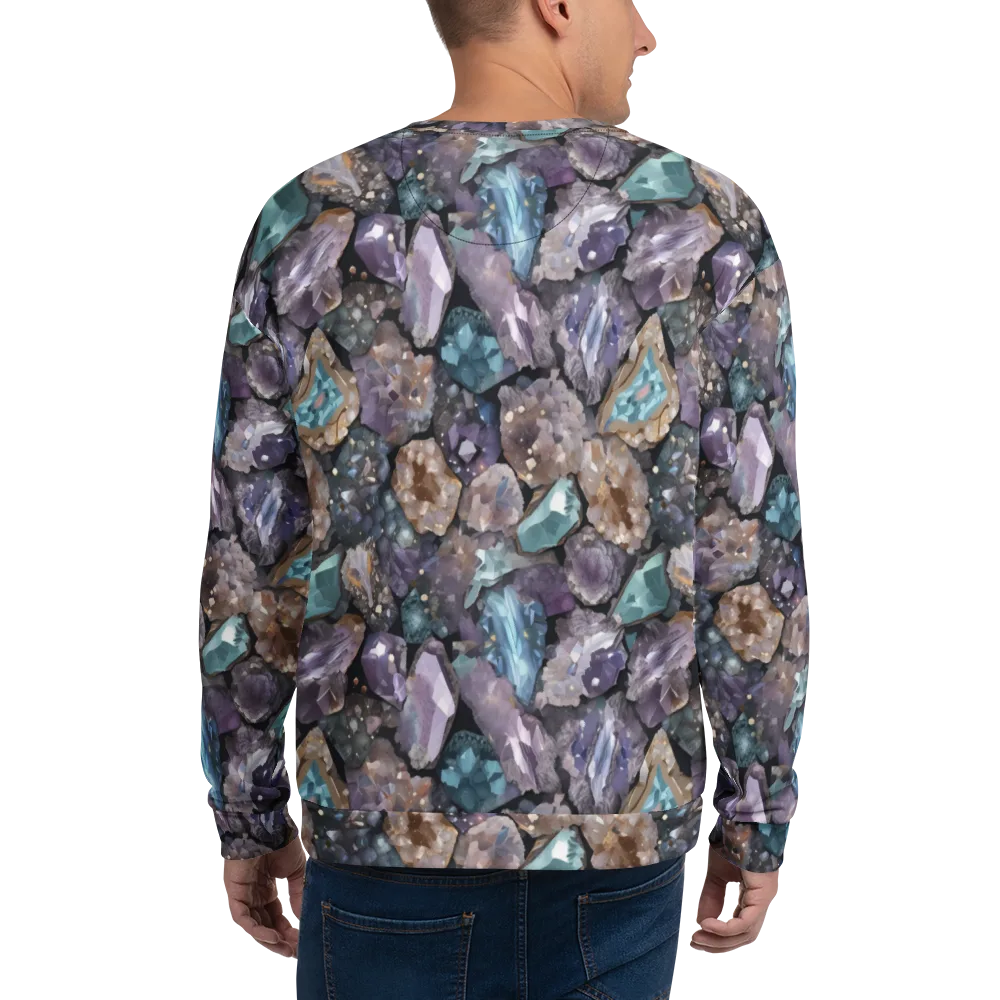 Crystal Cartography on Sweatshirt — Back