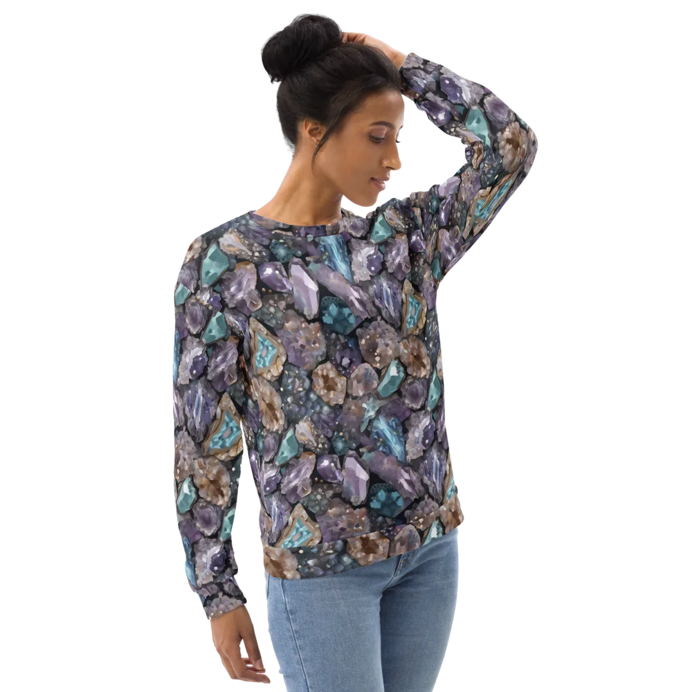 Crystal Cartography on Sweatshirt — Right Front