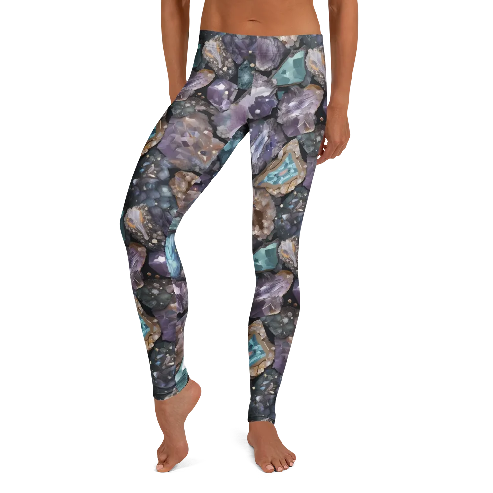 Crystal Cartography on Leggings — Front