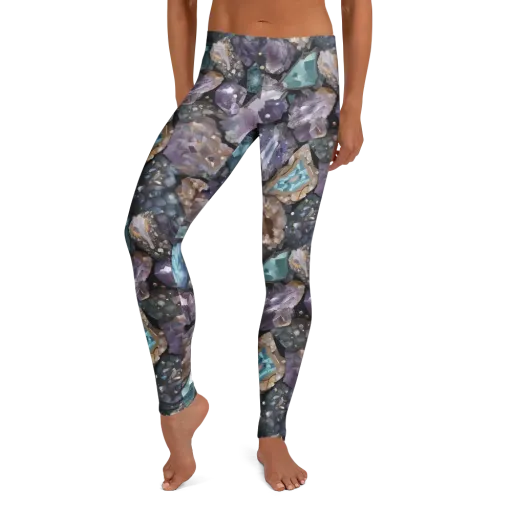 Crystal Cartography on a Leggings