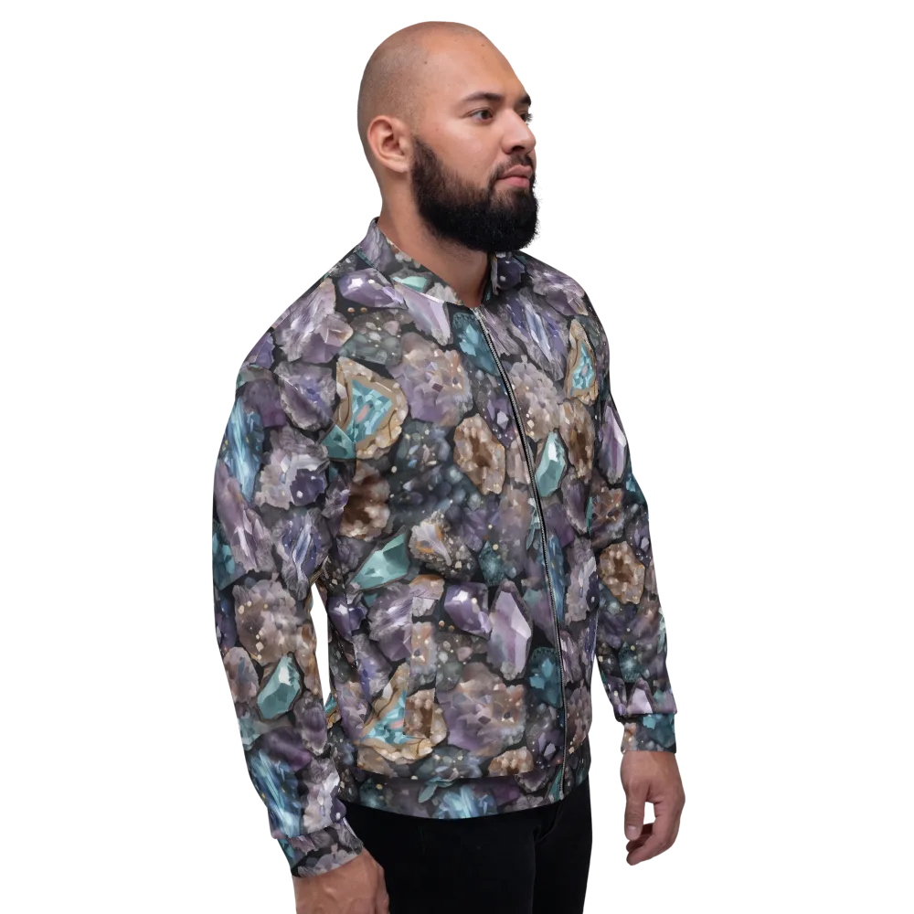 Crystal Cartography on Bomber Jacket — Right