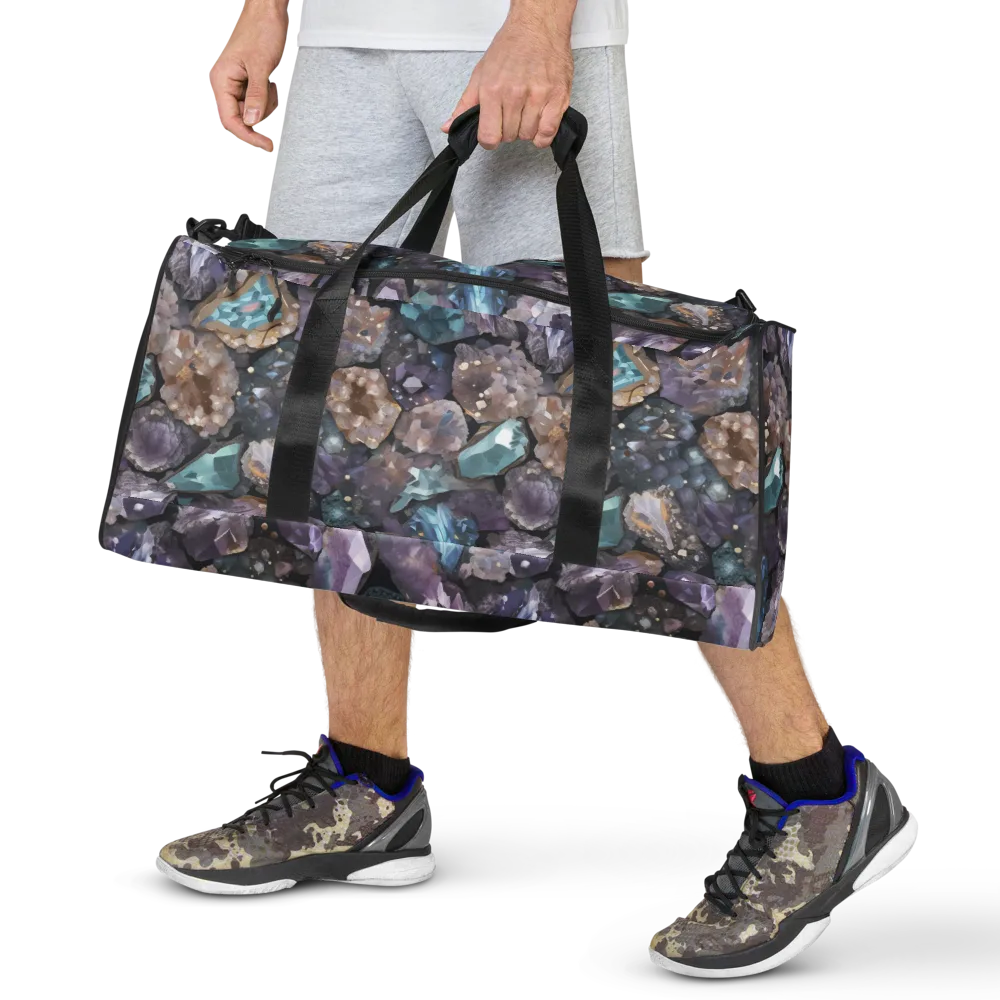 Crystal Cartography on Duffle Bag — Front