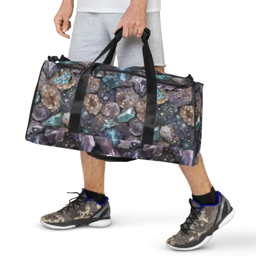 Crystal Cartography on a Duffle Bag
