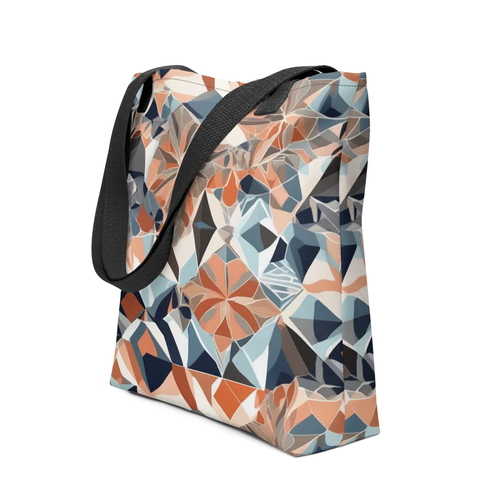 Mosaic Bloom on Tote Bag — Front