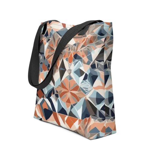 Mosaic Bloom on a Tote Bag