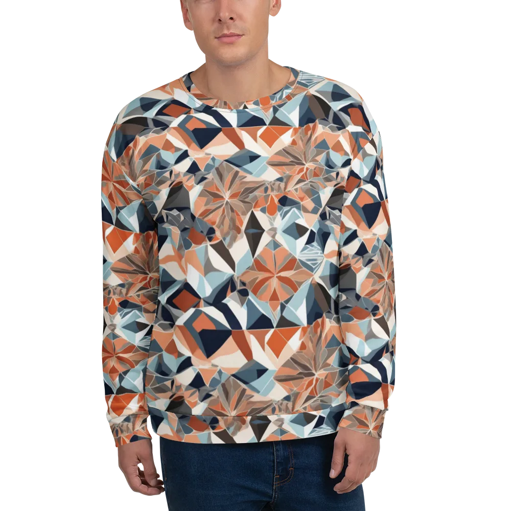 Mosaic Bloom on Sweatshirt — Front