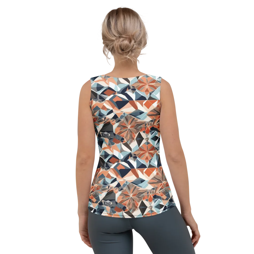 Mosaic Bloom on Women's Tank Top — Back