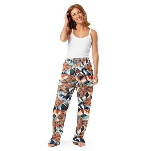 Mosaic Bloom on a Women's Pajama Pants