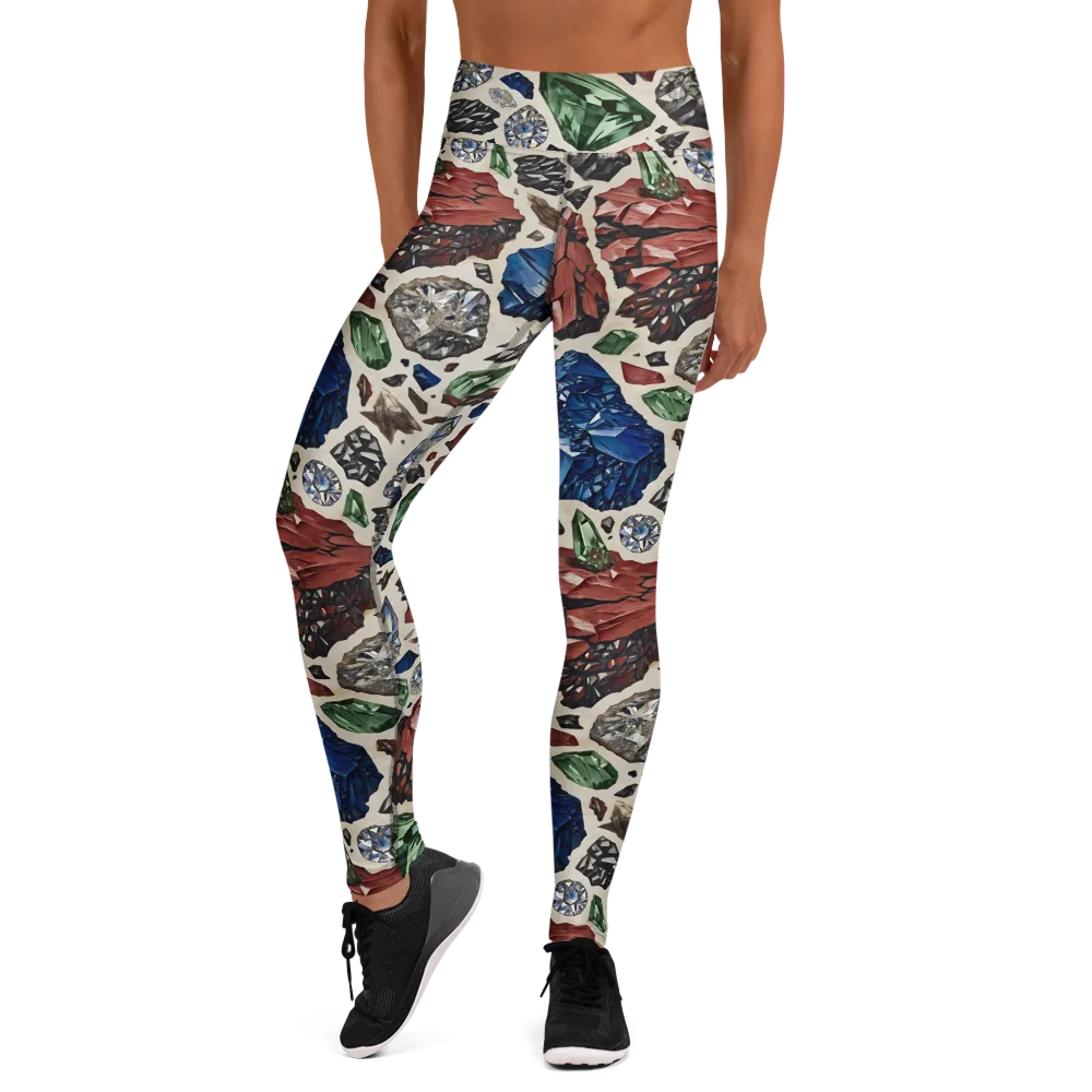 Mineral Menagerie on Yoga Leggings — Front