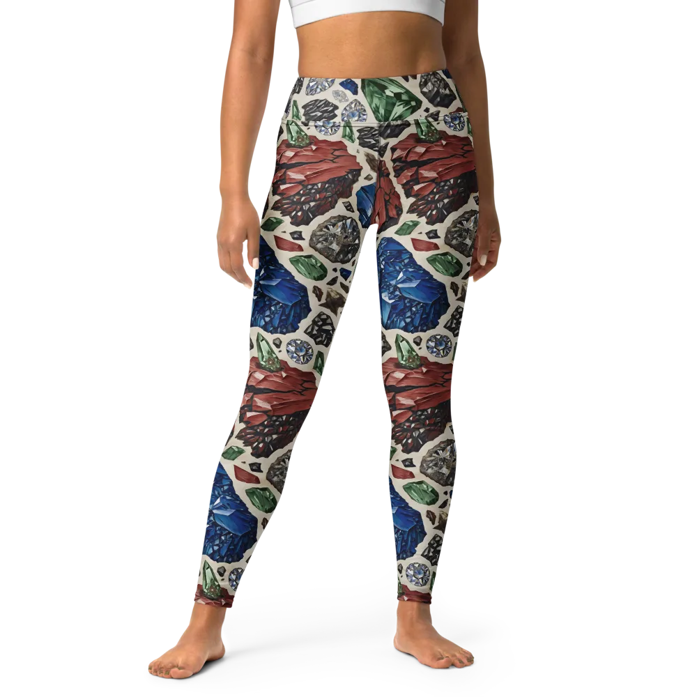 Mineral Menagerie on Yoga Leggings — Front