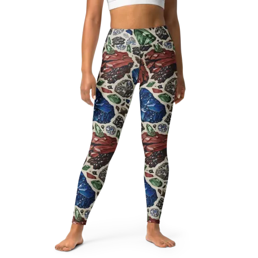 Mineral Menagerie on a Yoga Leggings