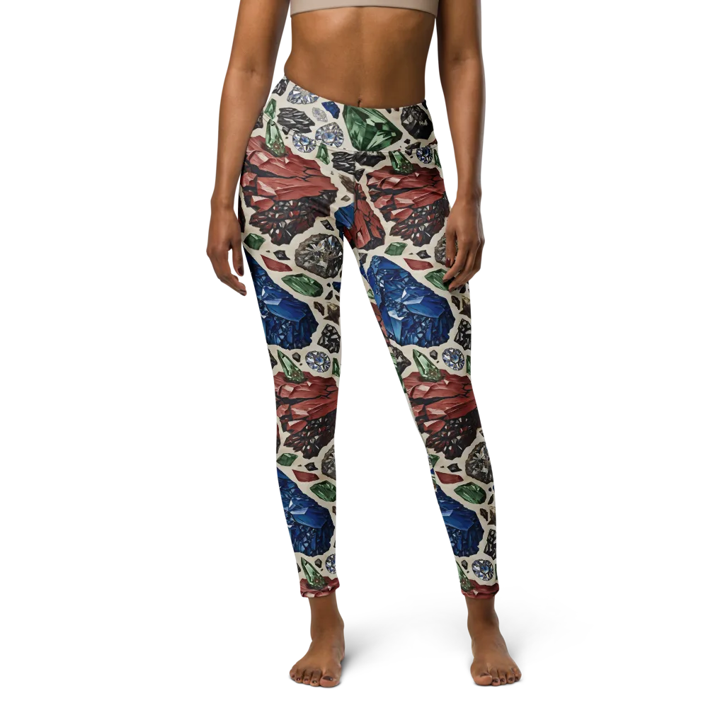 Mineral Menagerie on Yoga Leggings — Front