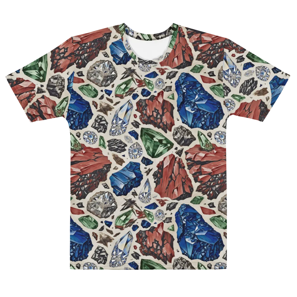Mineral Menagerie on Men's Cotton Crew Neck T-Shirt — Front