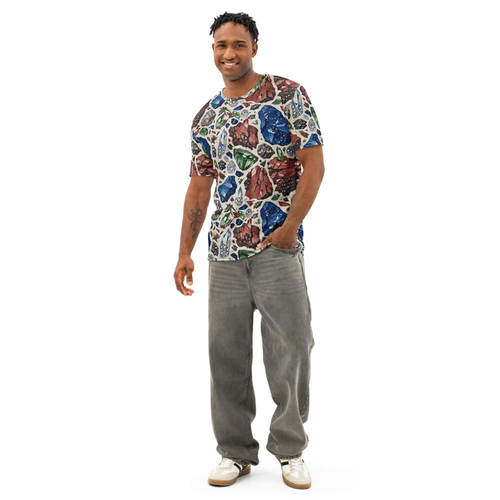 Mineral Menagerie on Men's Cotton Crew Neck T-Shirt — Front
