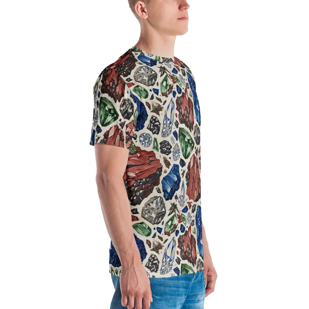 Mineral Menagerie on Men's Crew Neck T-Shirt — Right