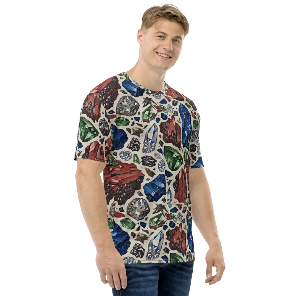 Mineral Menagerie on Men's Crew Neck T-Shirt — Right