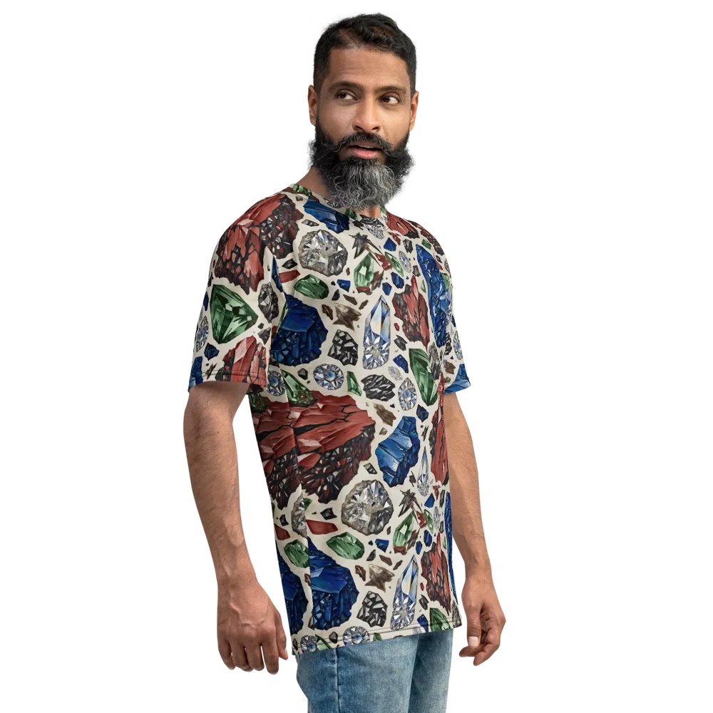 Mineral Menagerie on Men's Crew Neck T-Shirt — Right