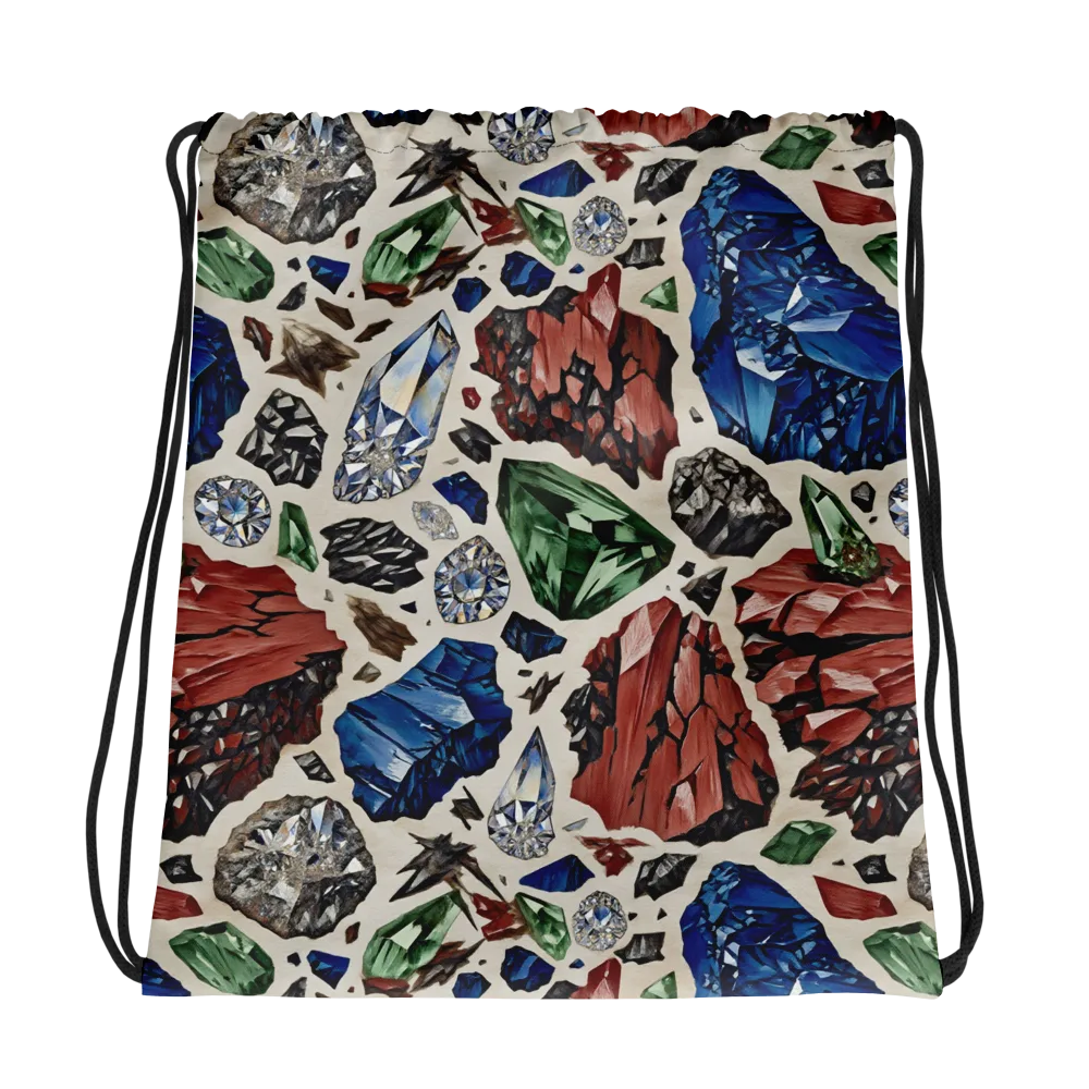 Mineral Menagerie on Drawstring Bag — Photo