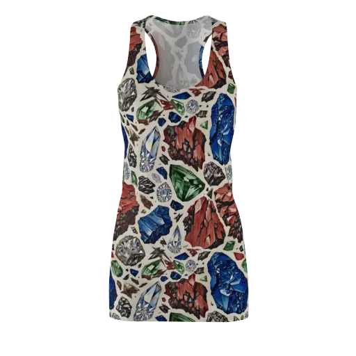 Mineral Menagerie on a Racerback Dress