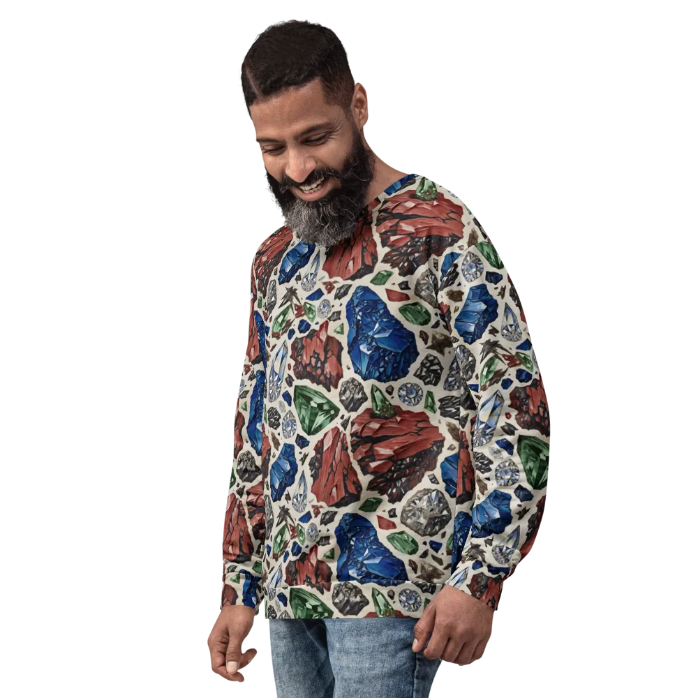 Mineral Menagerie on Sweatshirt — Left Front