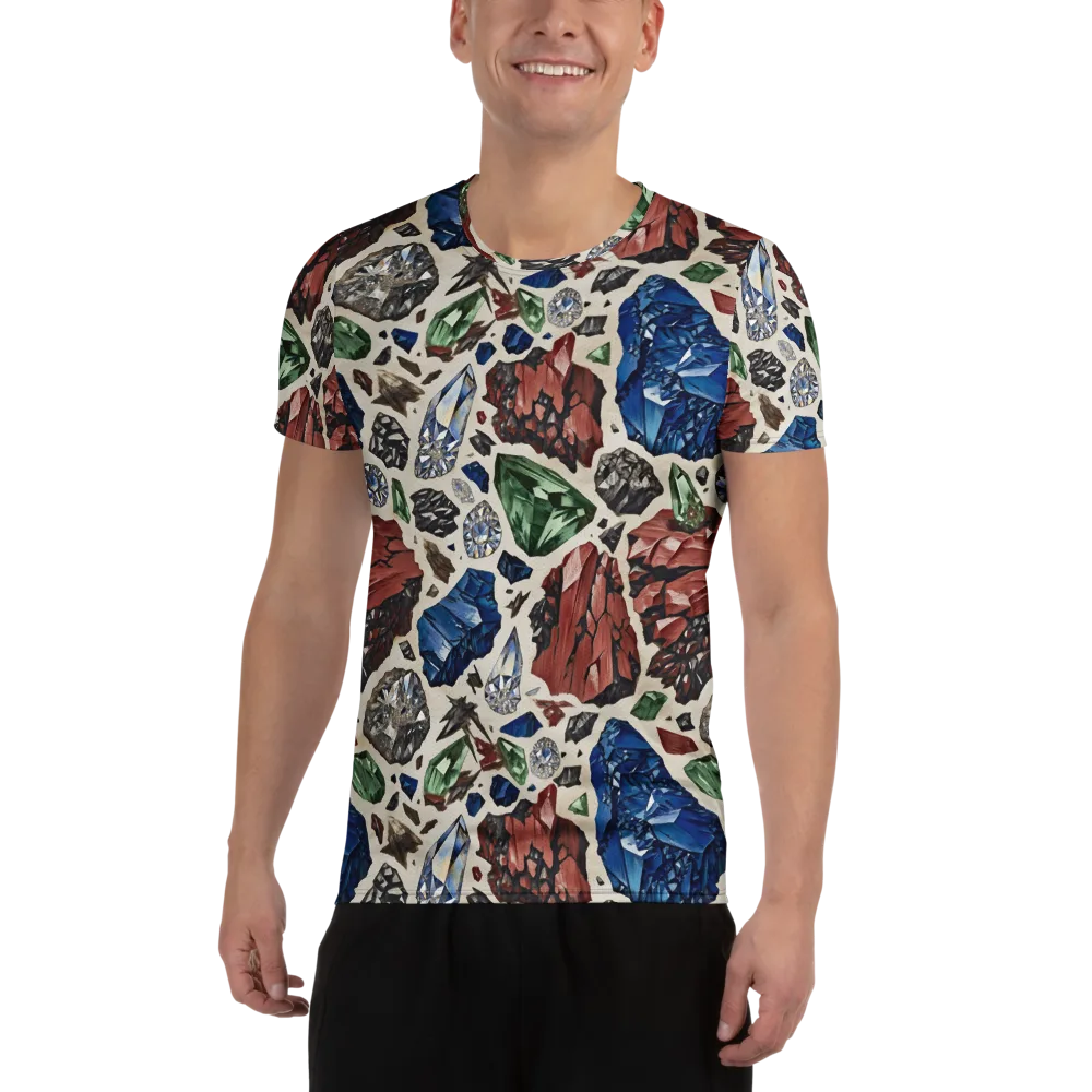 Mineral Menagerie on Men's Athletic T-Shirt — Front
