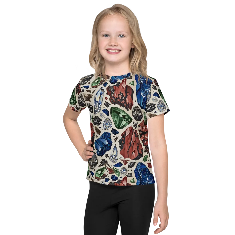 Mineral Menagerie on Kids Crew Neck T-Shirt — Front