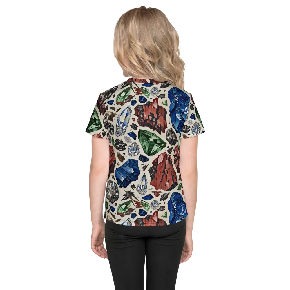 Mineral Menagerie on Kids Crew Neck T-Shirt — Back