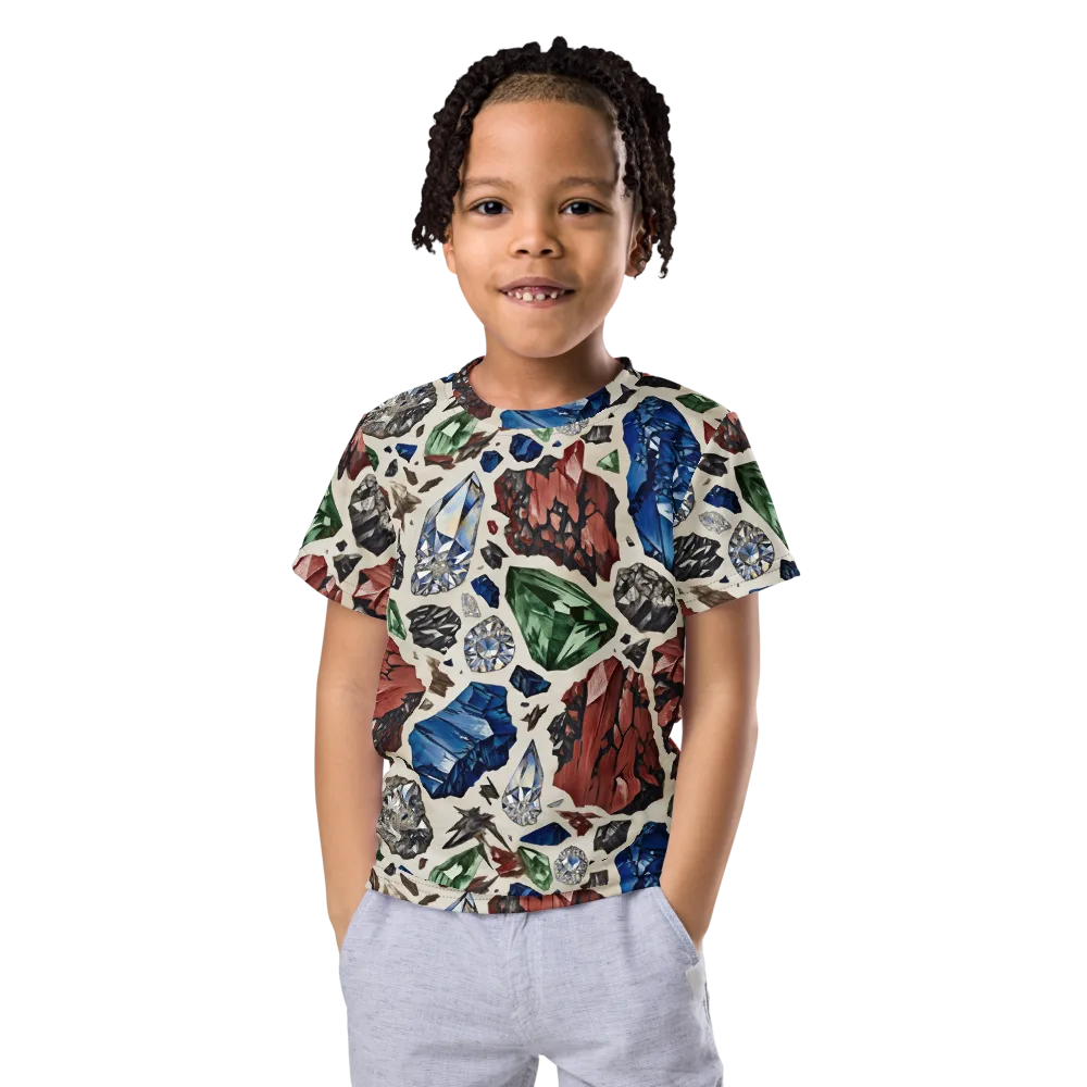 Mineral Menagerie on Kids Crew Neck T-Shirt — Front