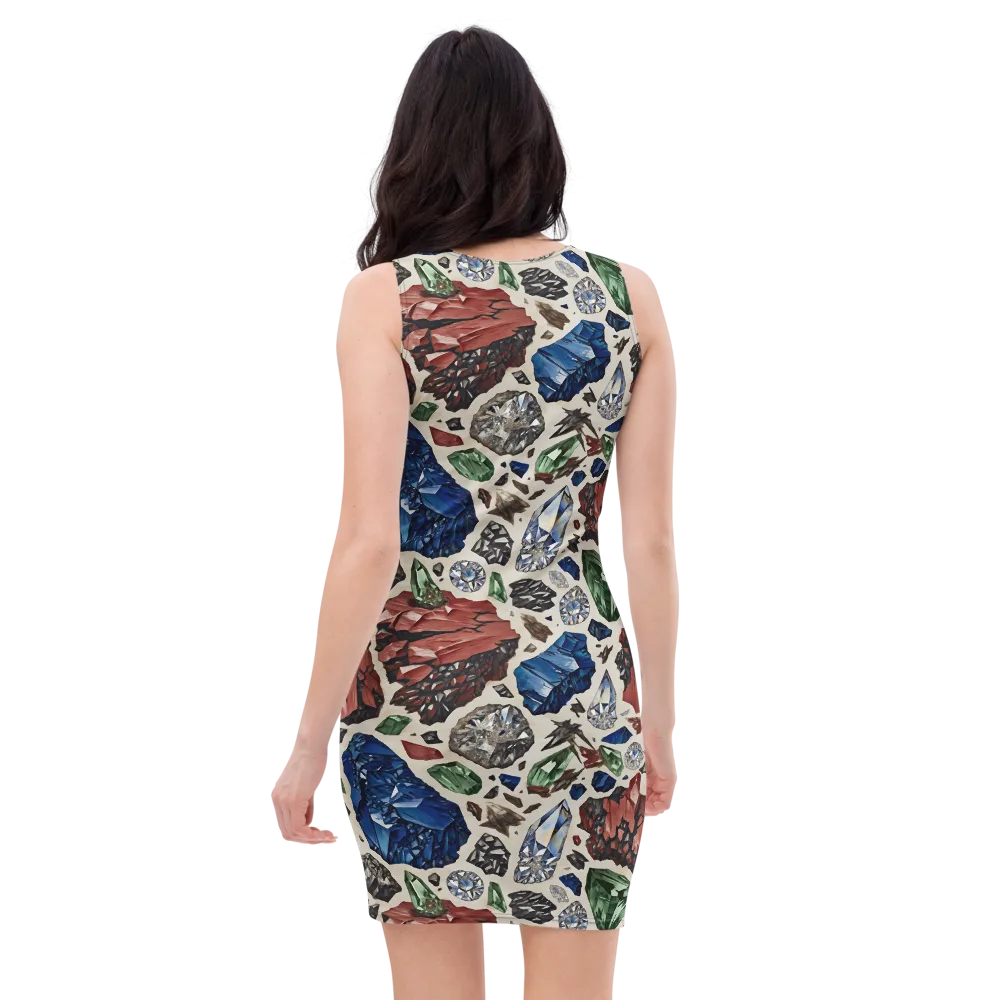 Mineral Menagerie on Bodycon Dress — Back