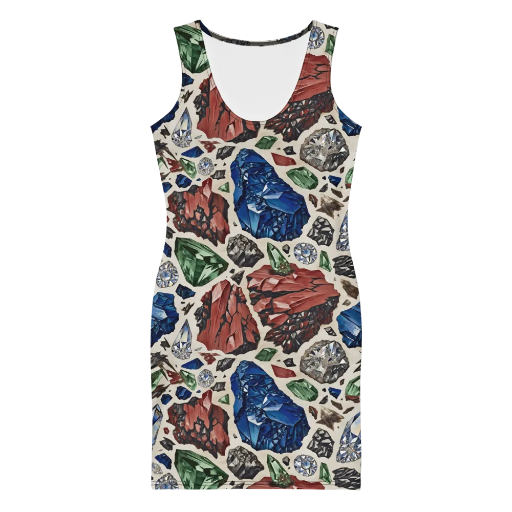 Mineral Menagerie on Bodycon Dress — Front