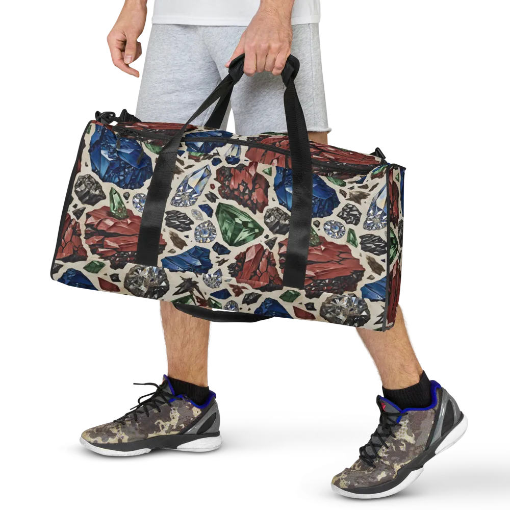 Mineral Menagerie on Duffle Bag — Front