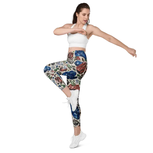 Mineral Menagerie on a Leggings with Pockets