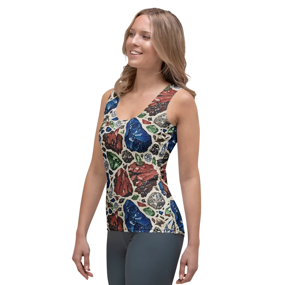 Mineral Menagerie on Women's Tank Top — Left Front