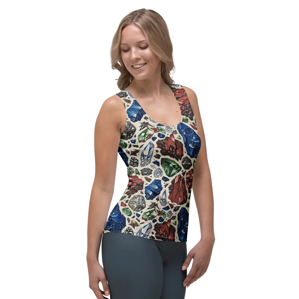 Mineral Menagerie on Women's Tank Top — Right Front