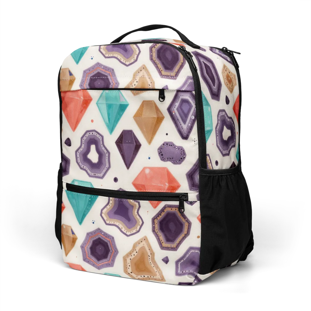 Gemstone Bloom on Utility Backpack — Left Front