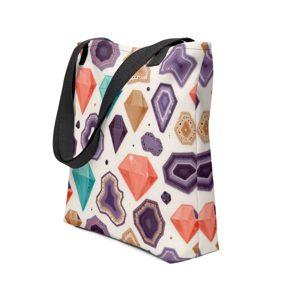 Gemstone Bloom on Tote Bag — Front