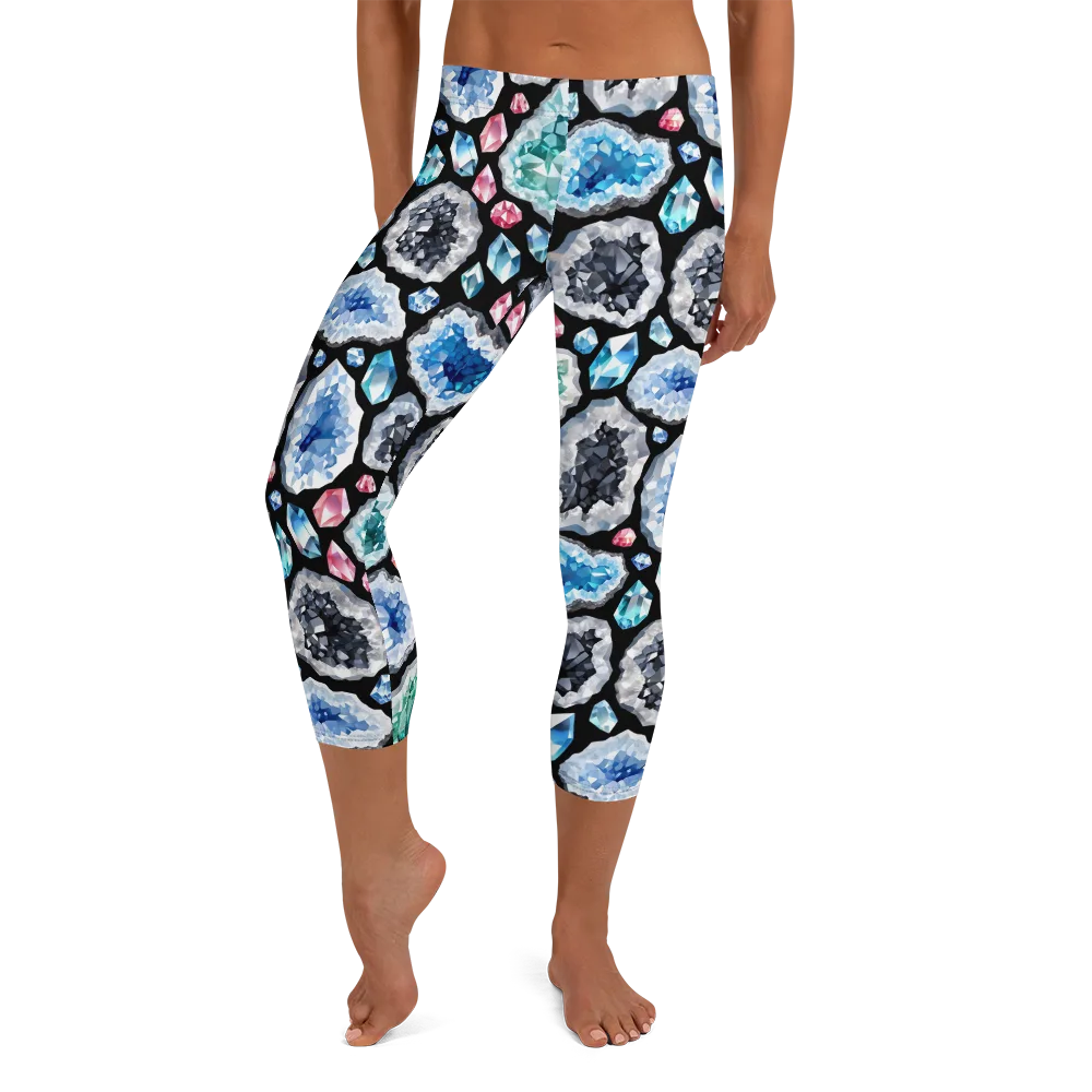 Crystal Cavern on Capri Leggings — Front