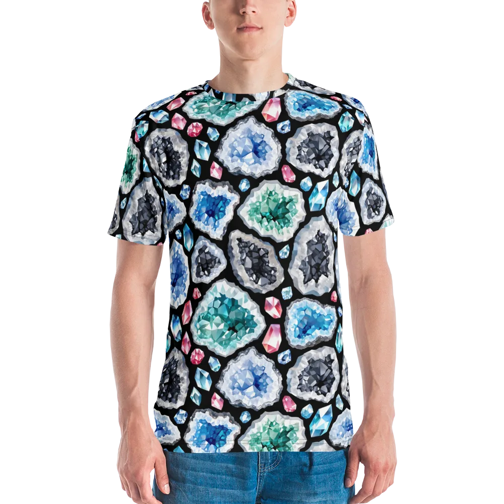 Crystal Cavern on Men's Crew Neck T-Shirt — Front