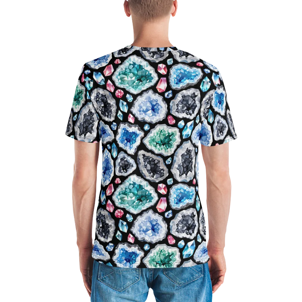 Crystal Cavern on Men's Crew Neck T-Shirt — Back