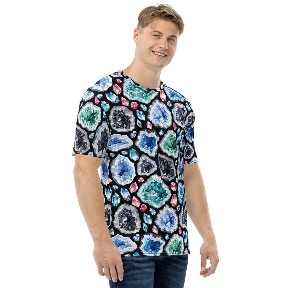 Crystal Cavern on Men's Crew Neck T-Shirt — Right