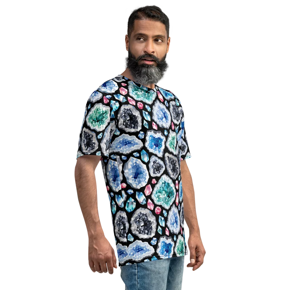 Crystal Cavern on Men's Crew Neck T-Shirt — Right